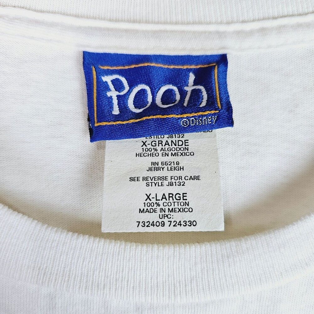 Vintage 1990 Pooh Disney Store Eeyore Large Crest T-shirt, EUC, XL - Picture 3 of 7